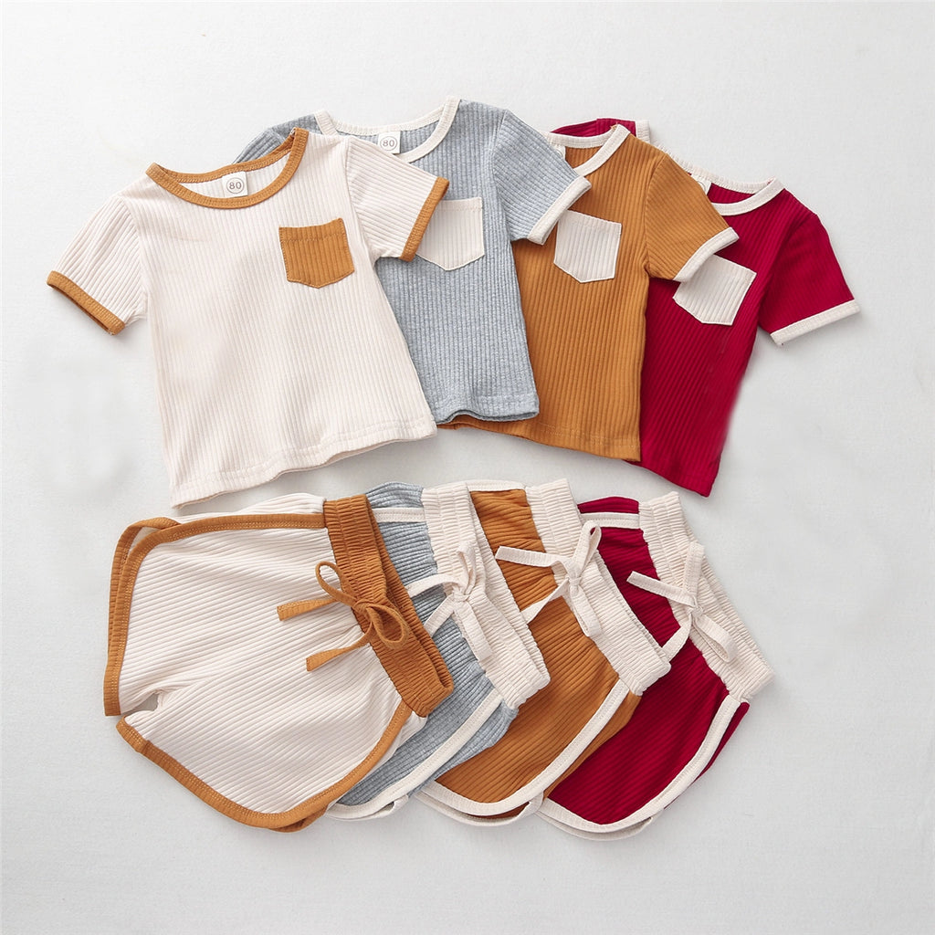 Comfy Baby Striped Top with Handy Pocket