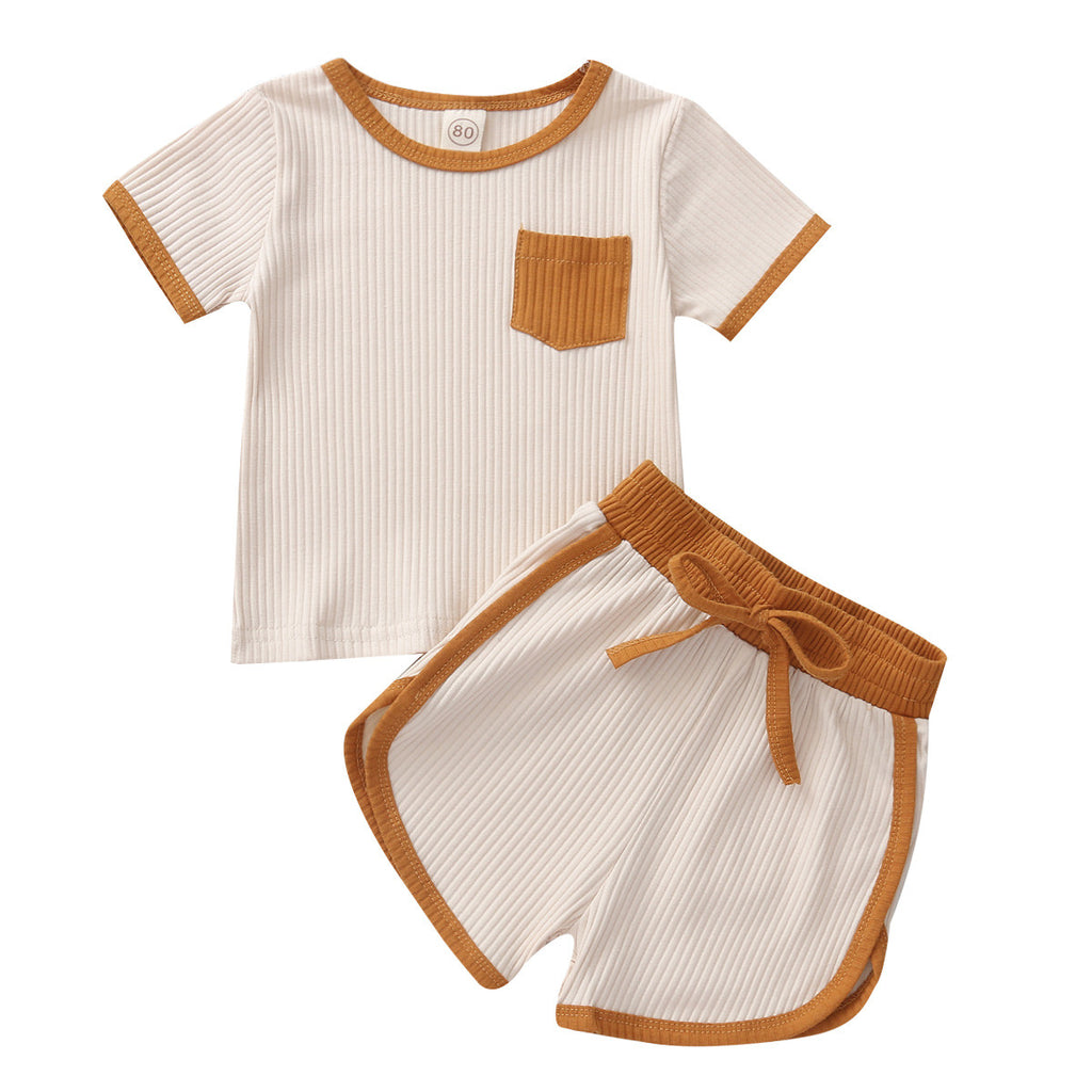 Comfy Baby Striped Top with Handy Pocket