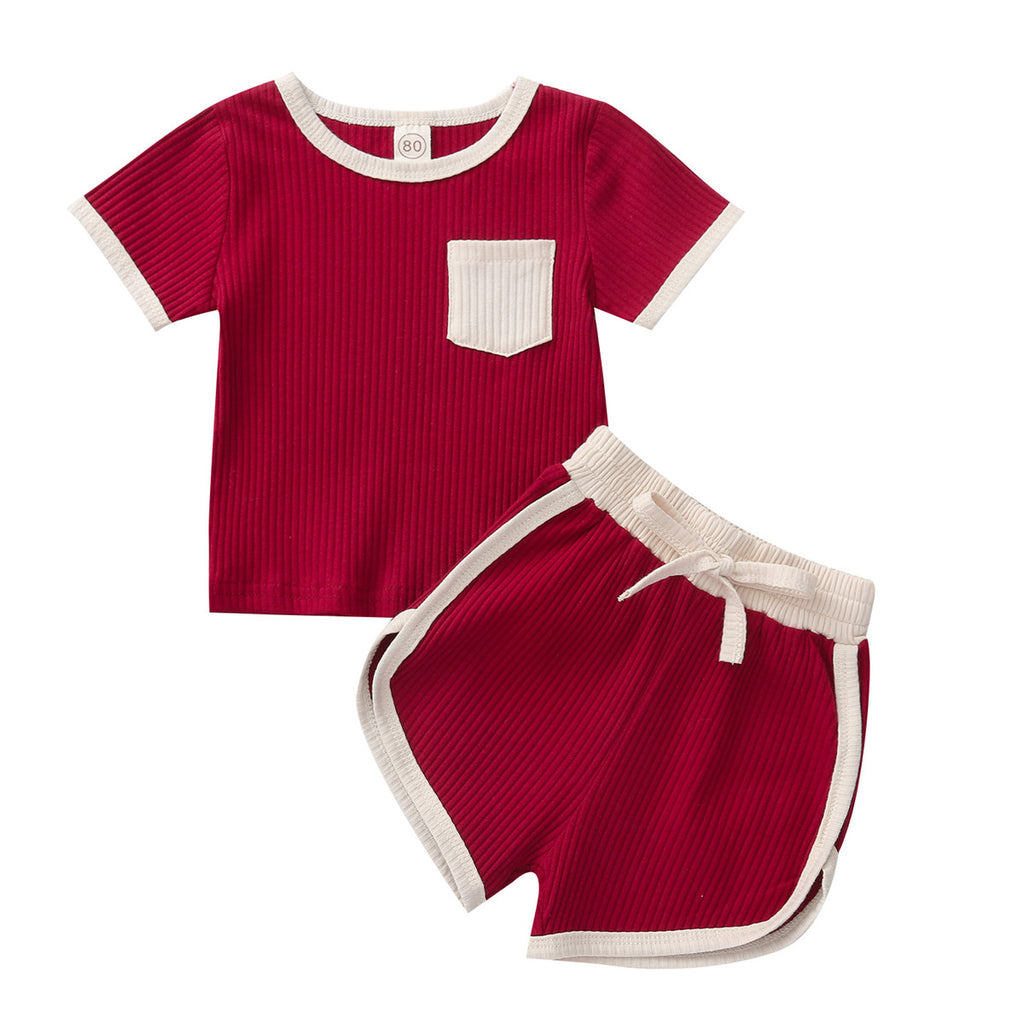 Comfy Baby Striped Top with Handy Pocket