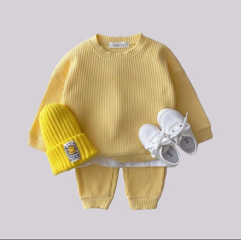 Playtime Ready Baby Sweater Suit Set