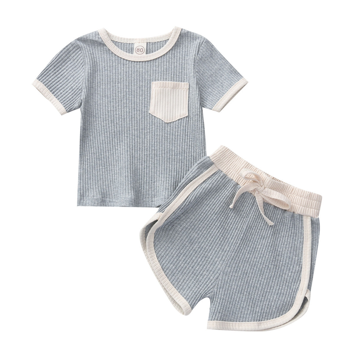 Comfy Baby Striped Top with Handy Pocket