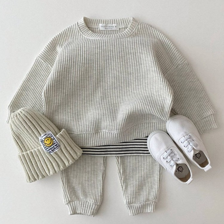 Playtime Ready Baby Sweater Suit Set