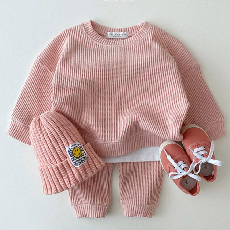 Playtime Ready Baby Sweater Suit Set