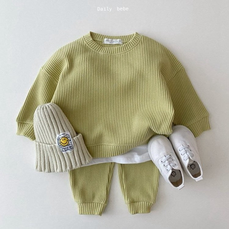 Playtime Ready Baby Sweater Suit Set